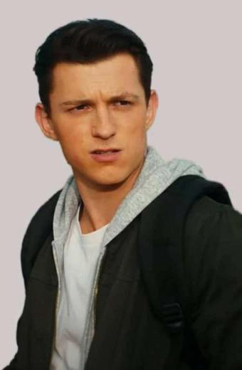 Uncharted Nathan Drake Tom Holland Bomber Green Cotton Jacket
