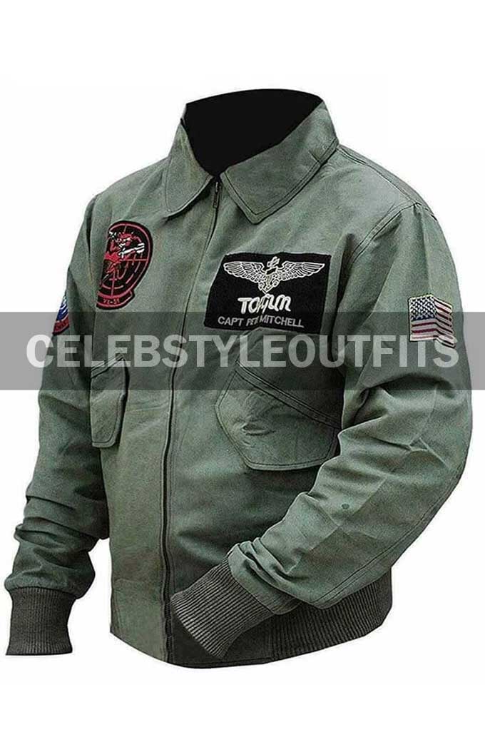 Top Gun 2 Maverick Tom Cruise MA-1 Flight Bomber Jacket