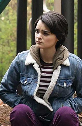 Elodie Davis Trinkets Brianna Hildebrand Blue Denim Jacket