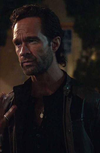 True Story Savvas Chris Diamantopoulos Black Leather Jacket