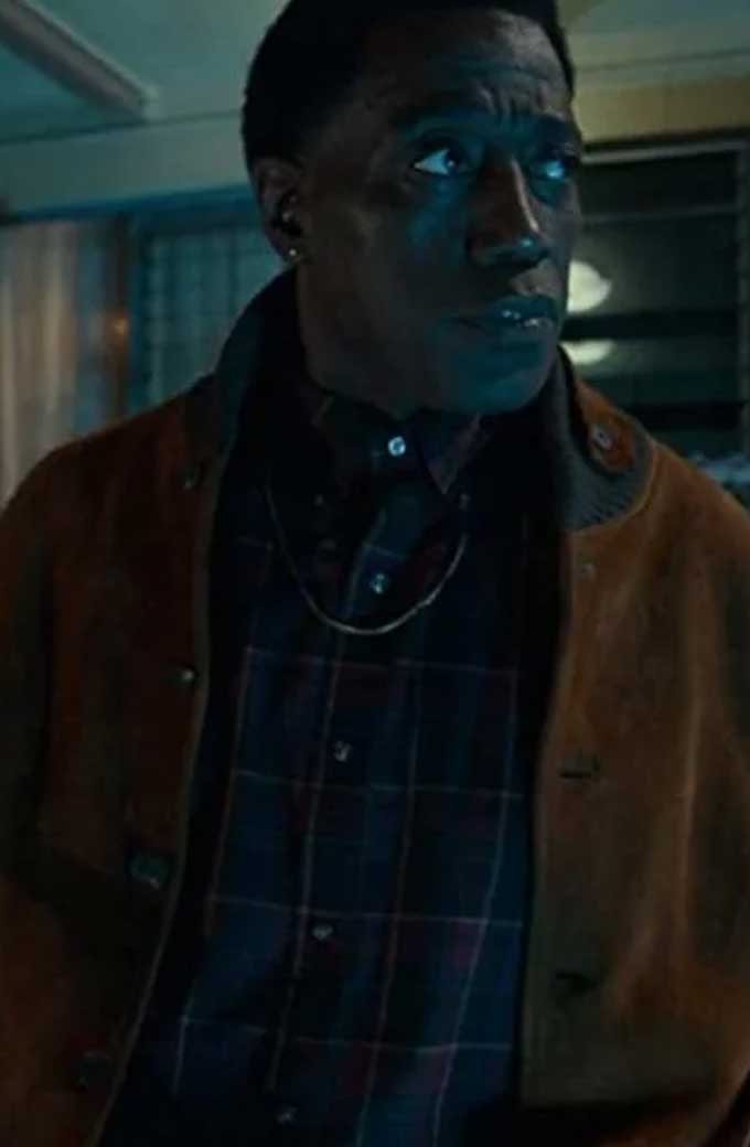 Carlton True Story Wesley Snipes Bomber Brown Suede Jacket