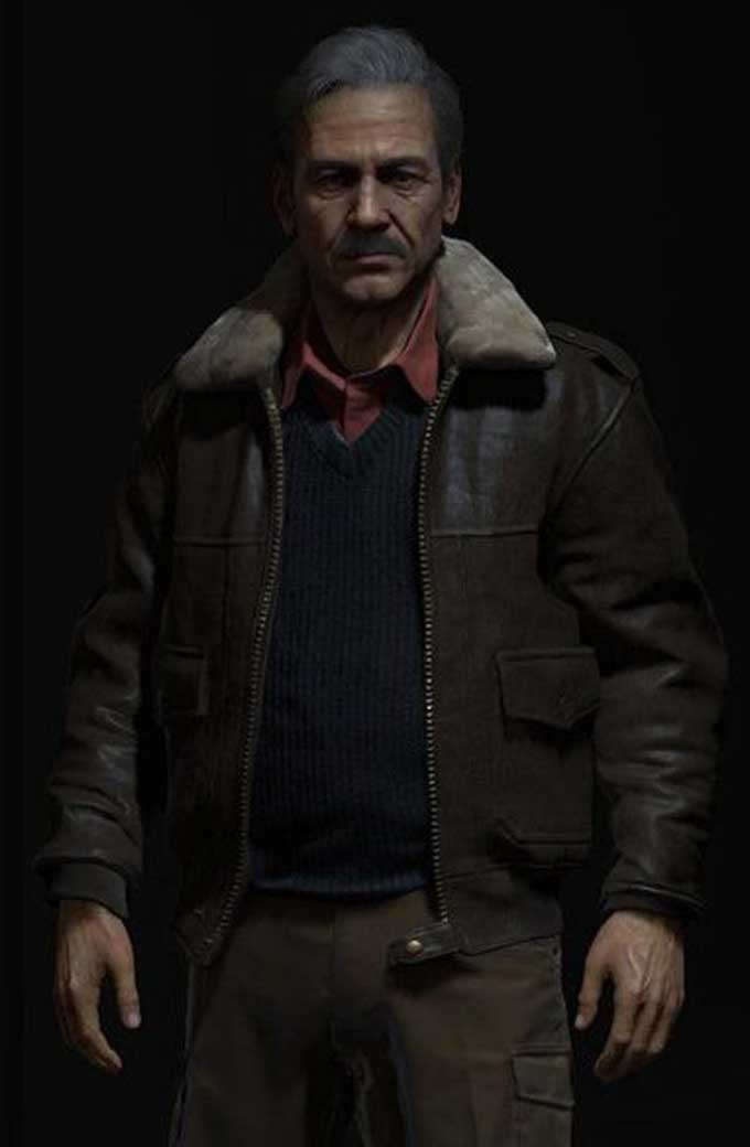 Victor Sullivan Uncharted Cosplay Brown Bomber Leather Jacket uncharted-victor-sullivan-bomber-jacket