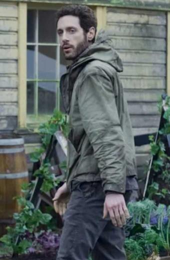 Upload TV Series Paulo Costanzo Matteo Green Cotton Hoodie