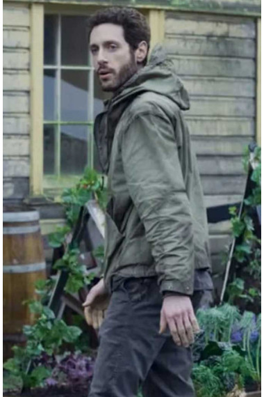 Upload TV Series Paulo Costanzo Matteo Green Cotton Hoodie