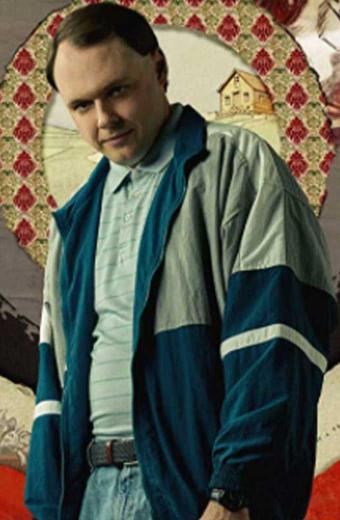 Christopher Denham Arby Utopia Blue Bomber Fleece Jacket