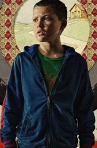 Grant Javon Walton Utopia TV Series Bomber Blue Satin Jacket
