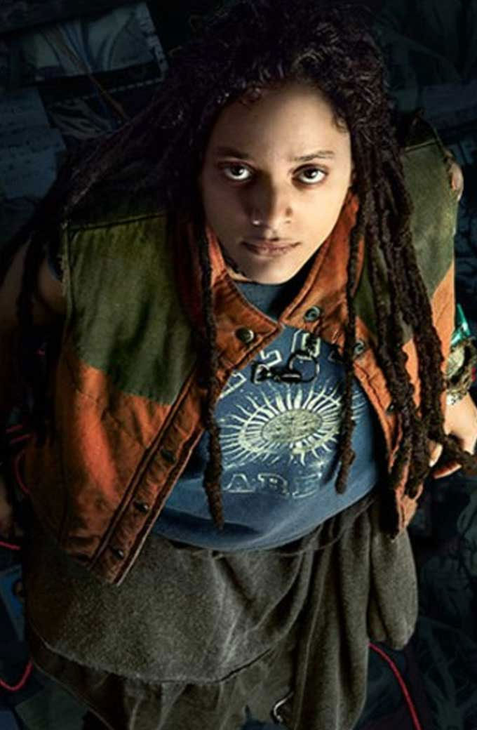 Utopia Sasha Lane Jessica Hyde Orange Satin Puffer Vest utopia-sasha-lane-satin-vest