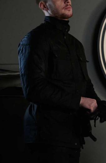 Mikhail Tanner Vampire Academy Max Parker Black Cotton Jacket
