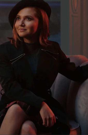Mia Karp Mia McKenna Bruce Vampire Academy Black Trench Coat