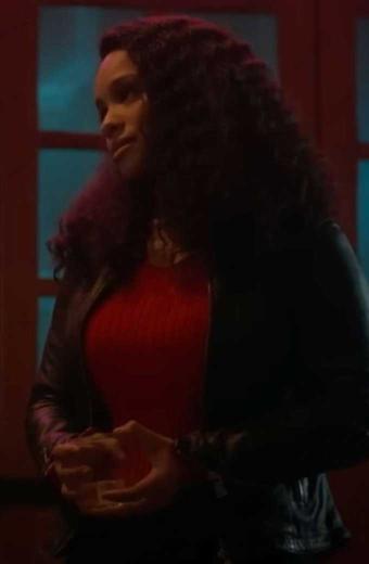 Sisi Vampire Academy Rose Hathaway Black Leather Jacket