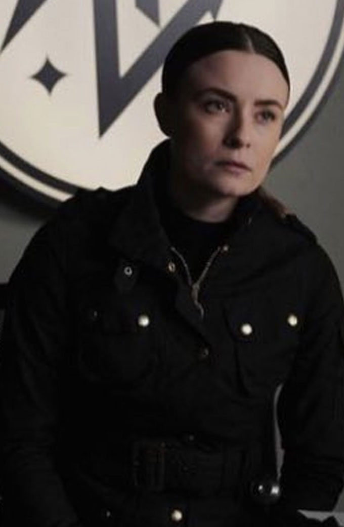 Alberta Jennifer Kirby Vampire Academy Black Cotton Jacket