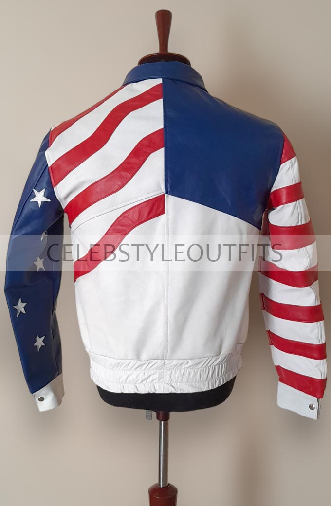 Rapper Robert Matthew American Flag Vanilla Ice Biker Jacket vanilla-ice-america-flag-jacket