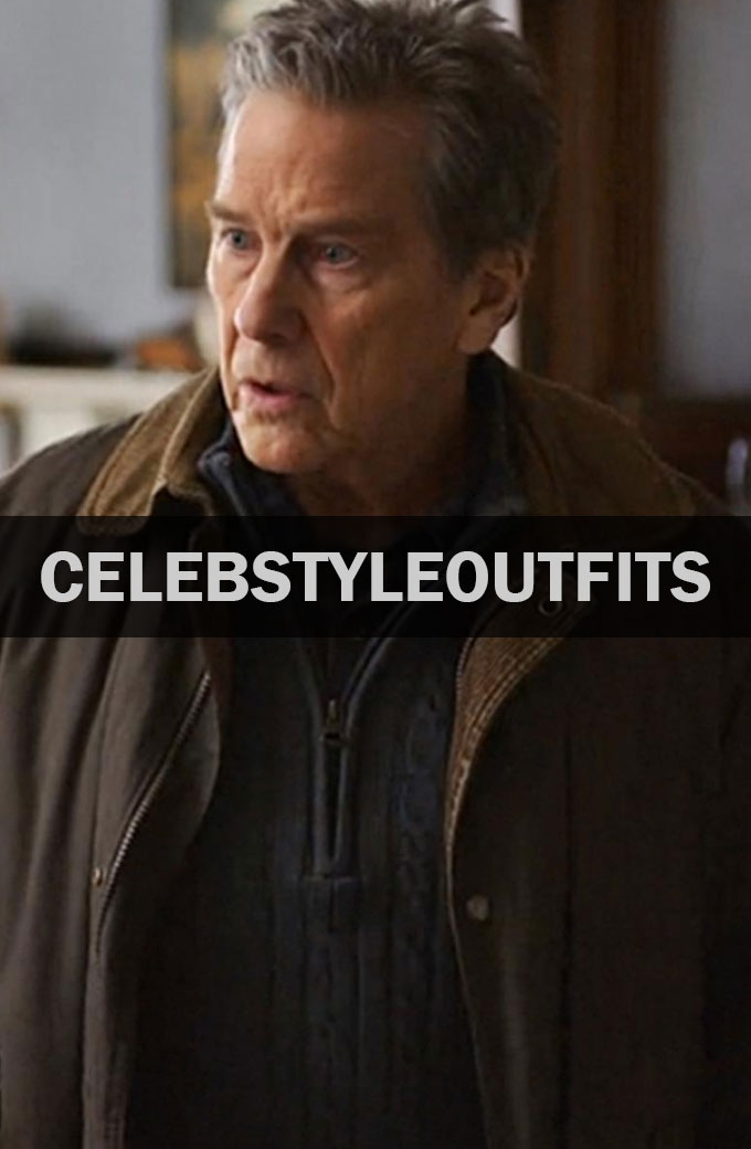 Tim Matheson Virgin River Doc Mullins Brown Cotton Jacket
