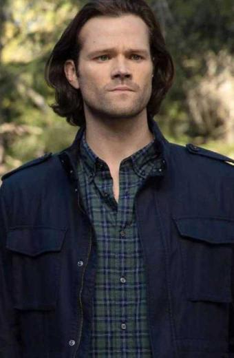 Walker Ranger Cordell Jared Padalecki Blue Cotton Jacket