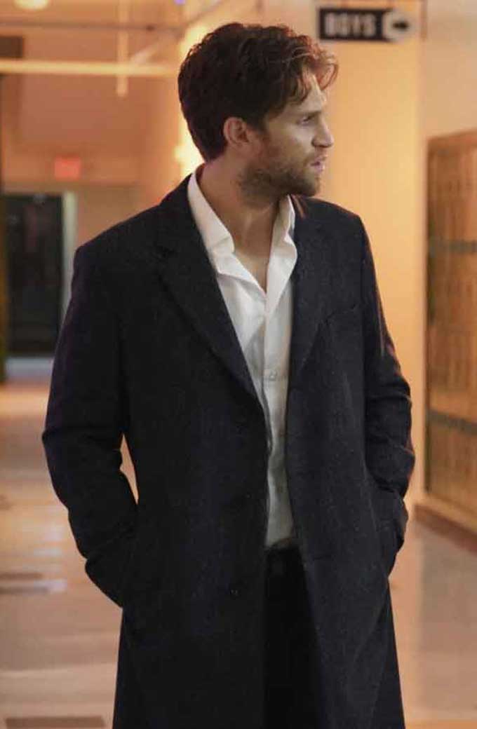 Walker TV Series Liam Keegan Allen Black Wool Trench Coat