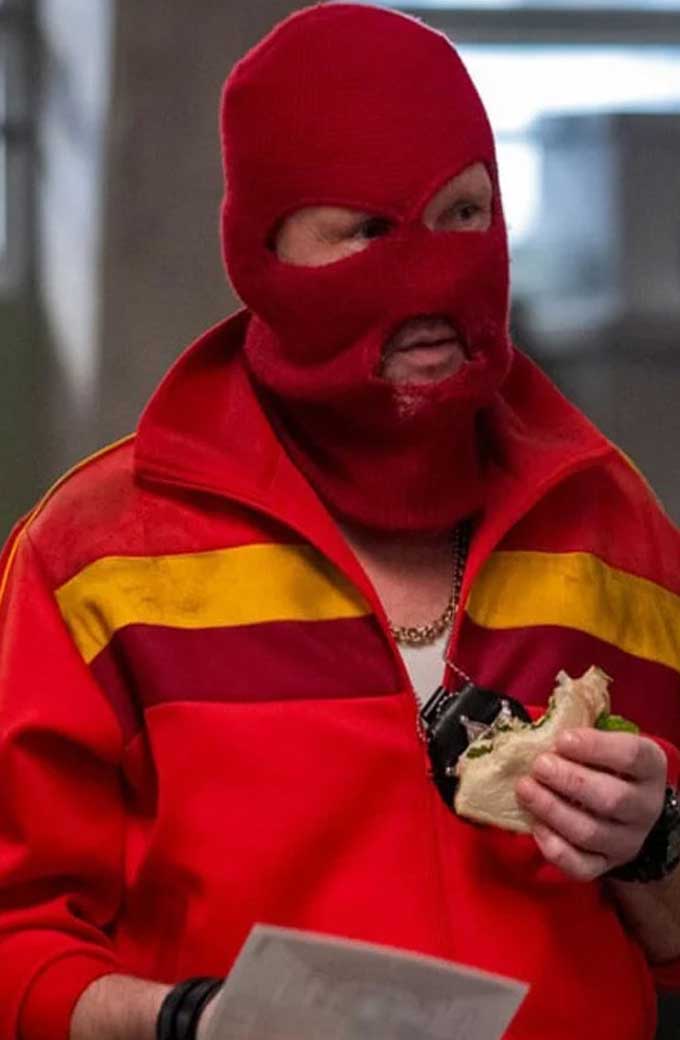 Red Scare Andrew Howard Watchmen Red Fleece Track Jacket