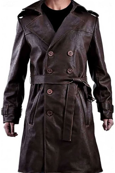 Watchmen Jackie Earle Haley Rorschach Brown Trench Coat
