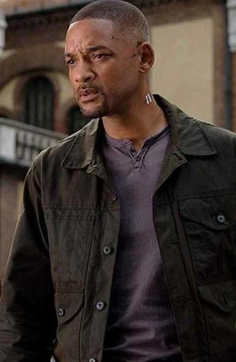 Henry Brogan Will Smith Gemini Man Movie Black Cotton Jacket