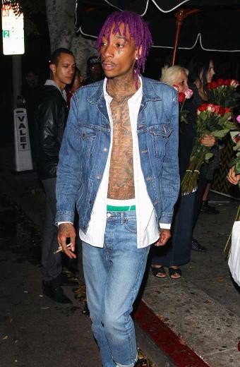Casual Wiz Khalifa The Warwick Street Mens Blue Denim Jacket