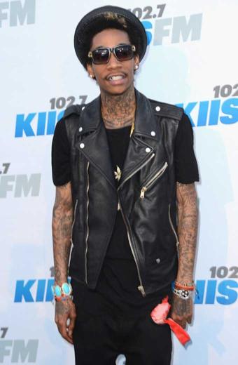 Wiz Khalifa KIIS FM WANGO TANGO Biker Black Leather Vest