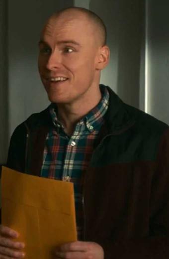 Process Server Adam Kirschner Woke Bomber Brown Fleece Jacket