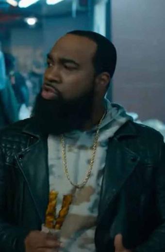T Murph Clovis Woke TV Series Black Biker Leather Jacket