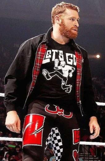 Rami Sebei Sami Zayn WWE RAW Black Cotton Flannel Lined Jacket