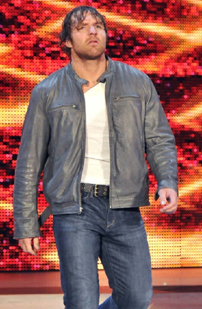 Jon Moxley WWE Dean Jonathan David Good Ambrose Bomber Jacket