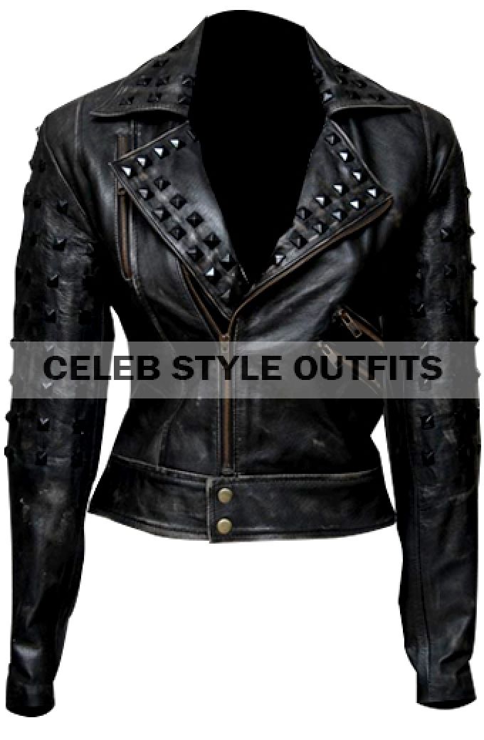 Mystique X Men Apocalypse Jennifer Lawrence Studded Jacket