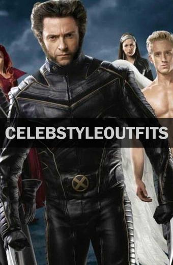 X-Men Wolverine Hugh Jackman Black Cosplay Leather Jacket