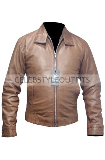 X-Men First Class Erik Lehnsherr Magneto Brown Leather Jacket
