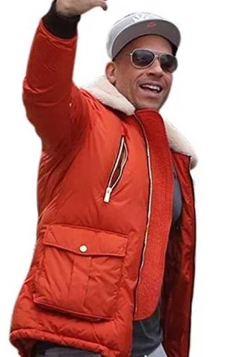 Vin Diesel XXX Return Of Xander Cage Red Shearling Jacket