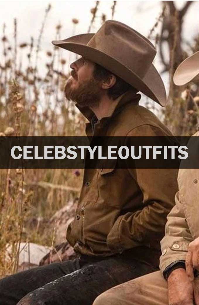 Yellowstone Dave Annable Brown Cotton Jacket