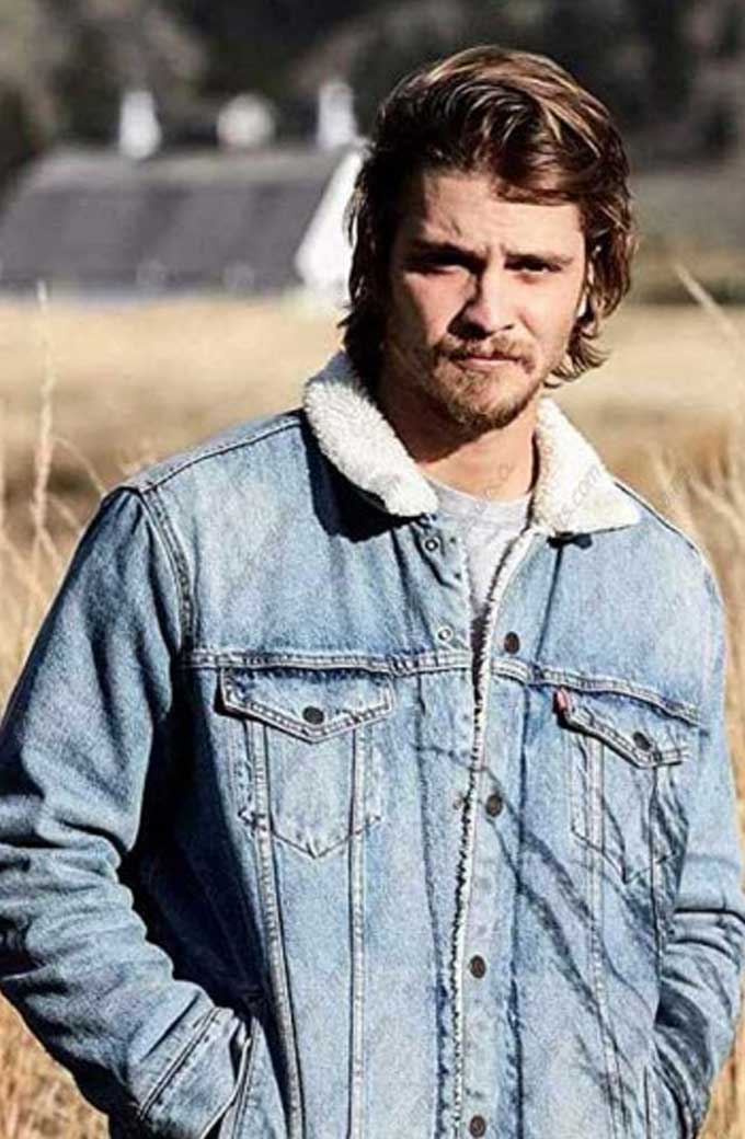 Yellowstone Luke Grimes Kayce Dutton Blue Jacket