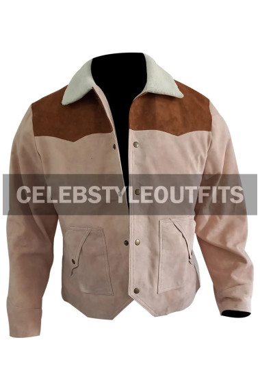 Kevin Costner Yellowstone John Dutton Brown Suede Jacket