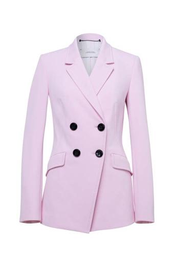 Yellowstone Heather Hemmens Melody Prescott Pink Wool Peacoat