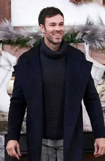 Dominick Whelton 12 Dates Of Christmas Black Trench Coat