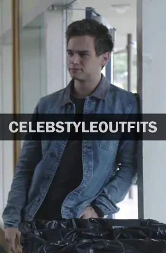 Justin Foley 13 Reasons Why Blue Denim Jacket