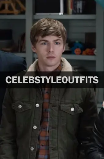 Alex Standall 13 Reasons Why Miles Green Denim Jacket