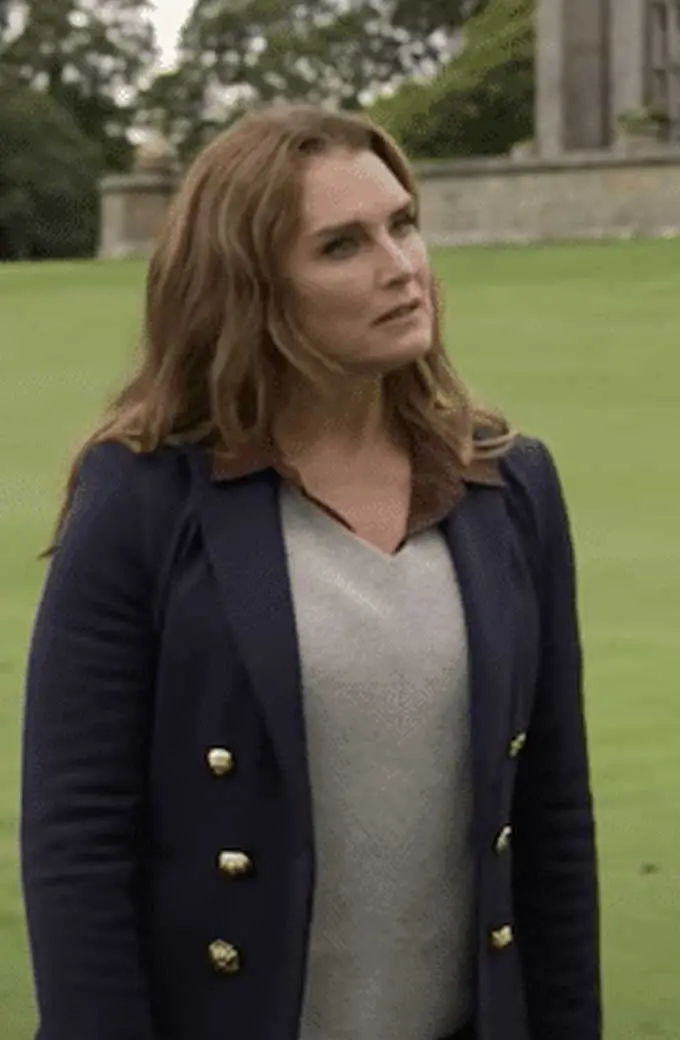 A Castle For Christmas Brooke Shields Sophie Blue Wool Blazer brooke-sophie-a-castle-for-christmas-blazer