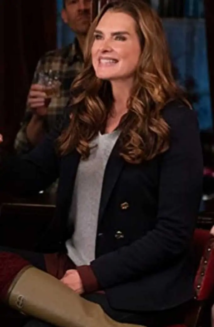 A Castle For Christmas Brooke Shields Sophie Blue Wool Blazer brooke-sophie-a-castle-for-christmas-blazer
