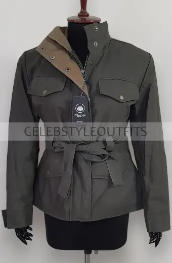 Brooke Shields Sophie Castle for Christmas Green Cotton Jacket
