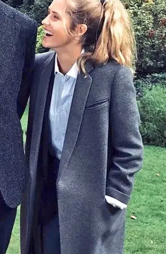 Teresa Palmer A Discovery of Witches Diana Bishop Wool Coat