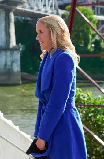 Vivienne A Nashville Christmas Carol Jessy Schram Drape Coat