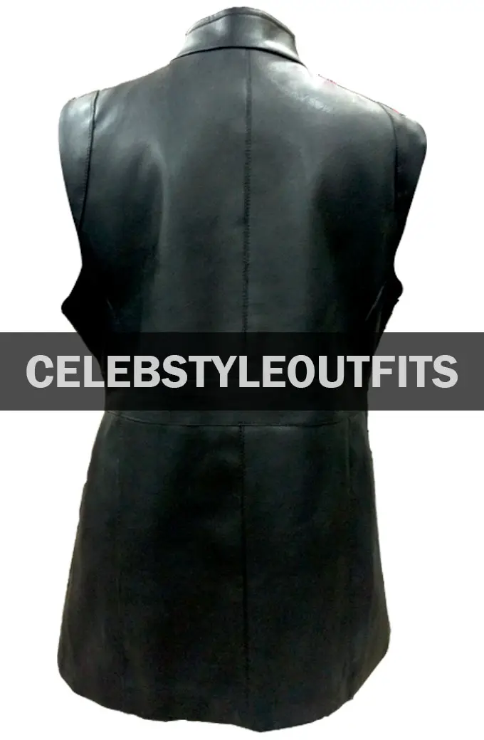 Ming Na Wen Agents Of SHIELD Melinda May Black Leather Vest agents-of-shield-melinda-may-vest