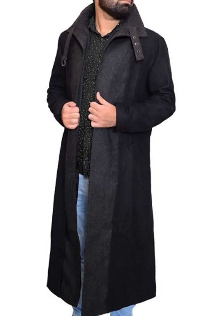 Altered Carbon Takeshi Kovacs Joel Kinnaman Black Wool Coat joel-kinnaman-altered-carbon-coat