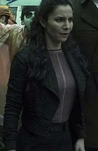 Kristin Ortega Martha Higareda Altered Carbon Biker Jacket