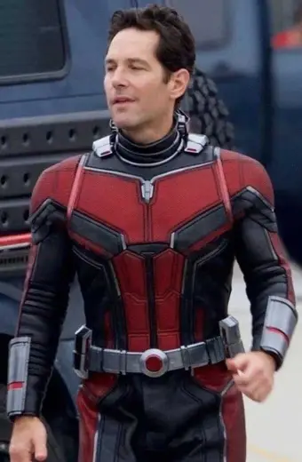 Ant Man And The Wasp Paul Rudd Scott Lang Black And Red Jacket