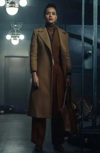Gwendoline Starr Army of Thieves Nathalie Emmanuel Long Coat