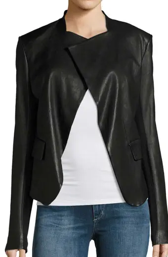 Dinah Drake Juliana Harkavy Arrow Black Canary Drape Jacket